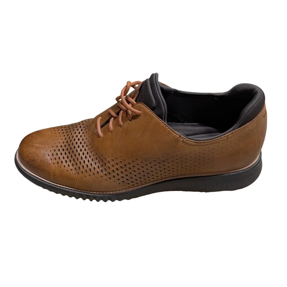 Cole Haan Men's 2.ZEROGRAND Laser Wingtip Oxford Shoes- 11.5